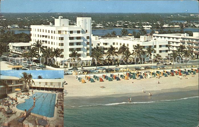 Fort Lauderdale Lauderdale Beach Hotel Swimming Pool aerial view