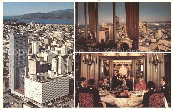 San Francisco California Hilton Hotel Tower Restaurant Skyscraper