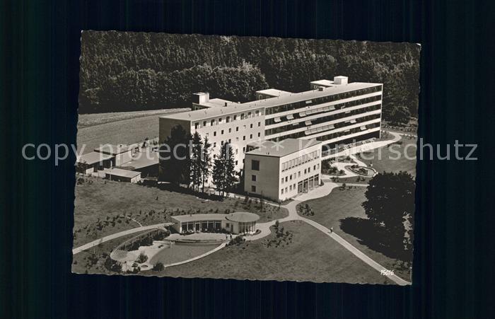 Bad Woerishofen Sanatorium der LVA Schwaben Fliegeraufnahme