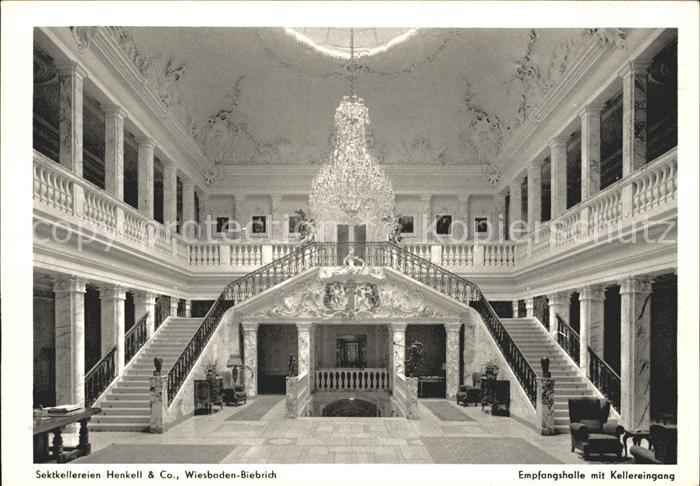 Biebrich Wiesbaden Sektkellerei Henkell & Co Empfangshalle Kellereingang