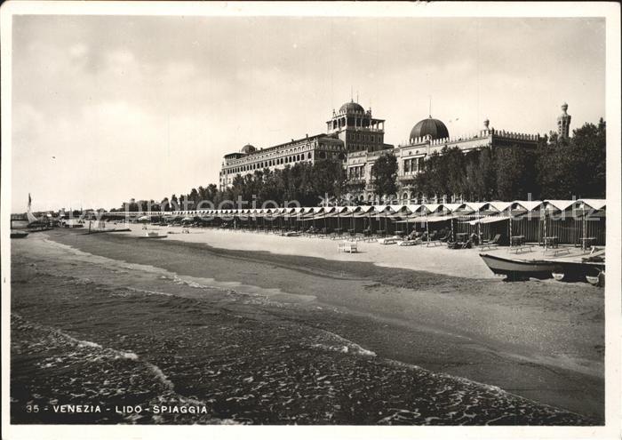 Venezia Venedig Lido Spiaggia Hotel