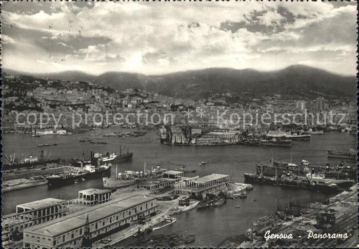 Genova Genua Liguria Panorama