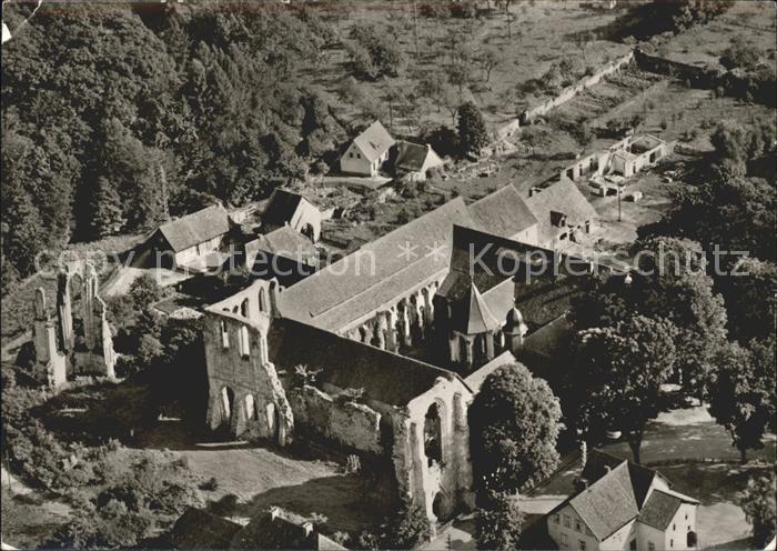 Walkenried Ehemaliges Zisterzienserkloster Fliegeraufnahme