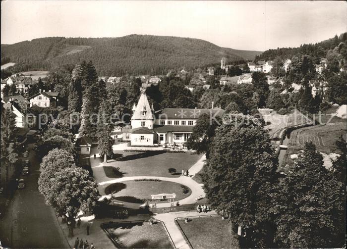 Bad Herrenalb Teilansicht mit Pension Fidelitas