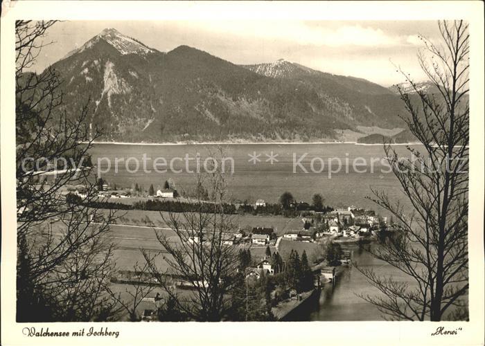 Walchensee Panorama mit Jochberg Bayerische Voralpen