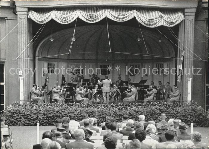 Bad Kissingen Kurgarten mit Kurorchester