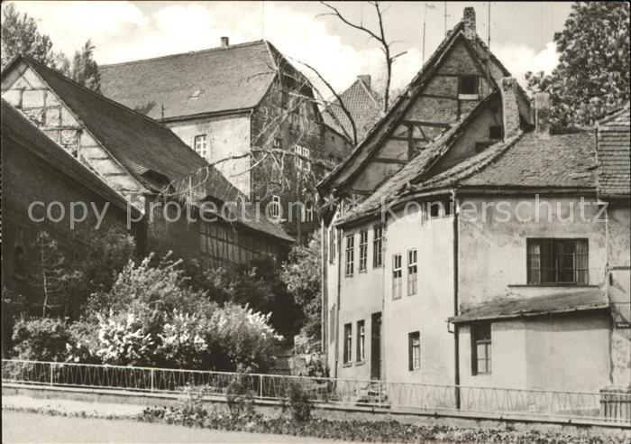 Apolda Schloss vom Brueckenborn aus gesehen