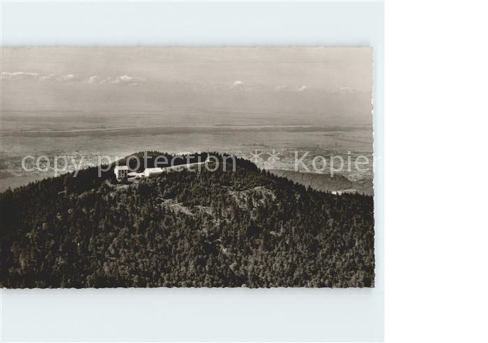 Hochblauen mit Rheinebene Fliegeraufnahme