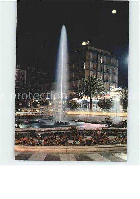 San Benedetto Del Tronto Rotonda di notte e Hotel Jolli Fontana