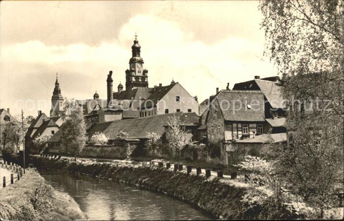Doebeln Partie am Fluss Kirche
