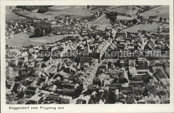 Deggendorf Donau Fliegeraufnahme