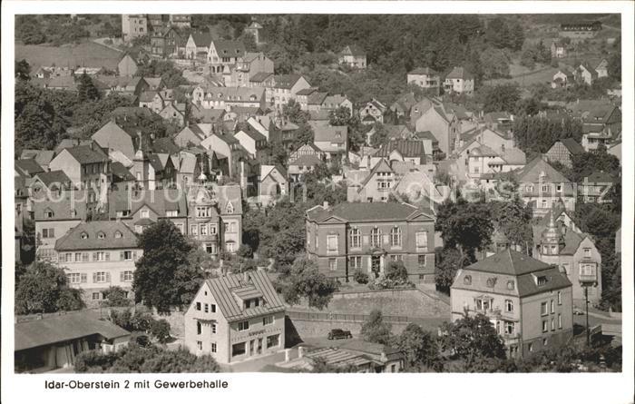 Idar-Oberstein Stadtbild mit Gewerbehalle