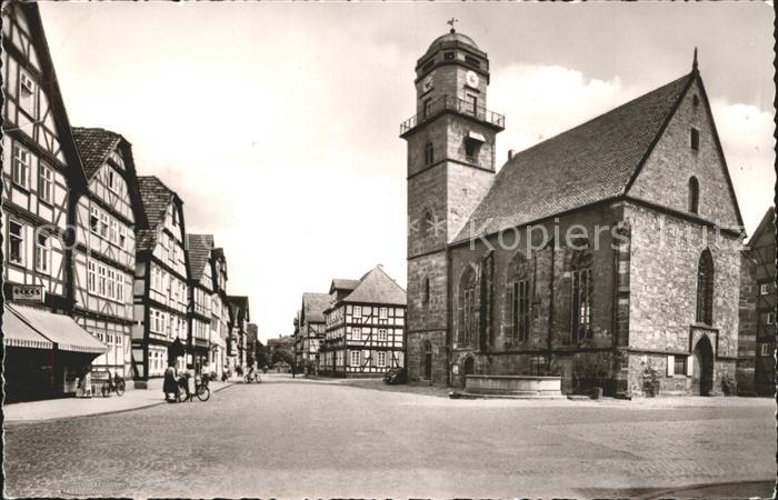 Rotenburg Fulda Marktplatz mit Jakobikirche