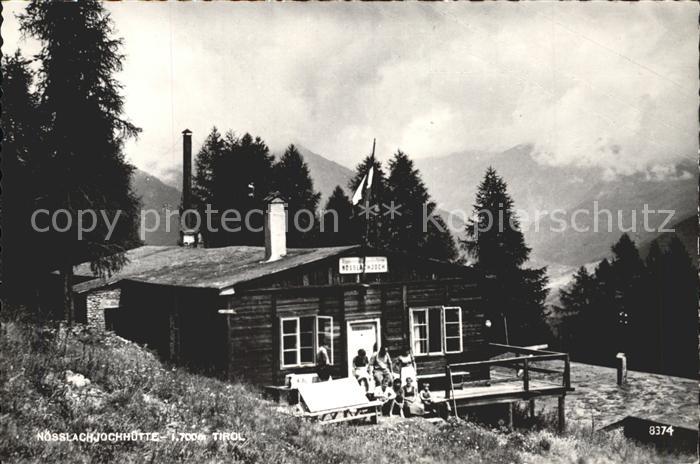 Noesslach Noesslachjochhuette Berghuette Jausenstation