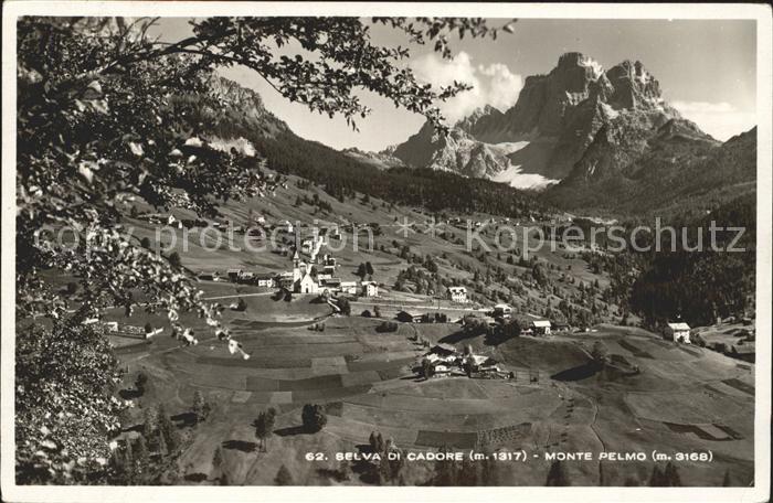Selva di Cadore Panorama mit Monte Pelmo Dolomiten