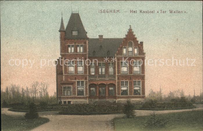 Iseghem Flandre Kasteel Ter Wallen Schloss
