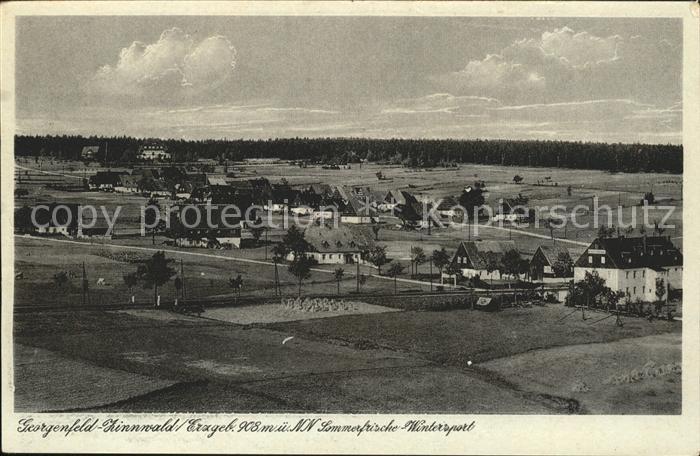 Zinnwald-Georgenfeld Gesamtansicht Sommerfrische Wintersport Pension am Hochmoor