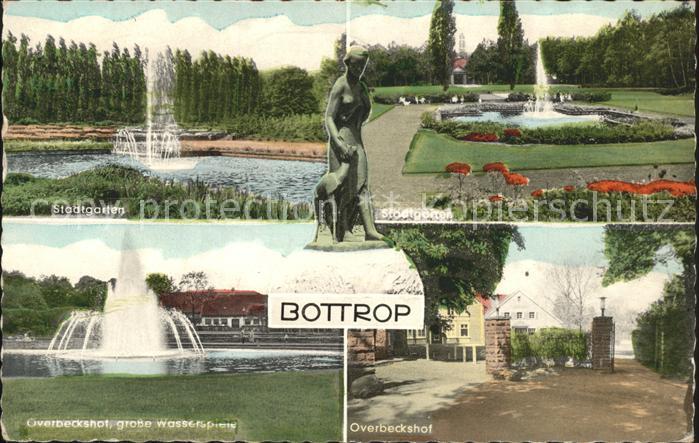 Bottrop Stadtgarten Wasserspiele Overbeckshof Skulptur