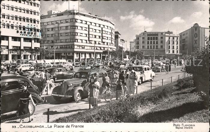 Casablanca Place de France Trafic