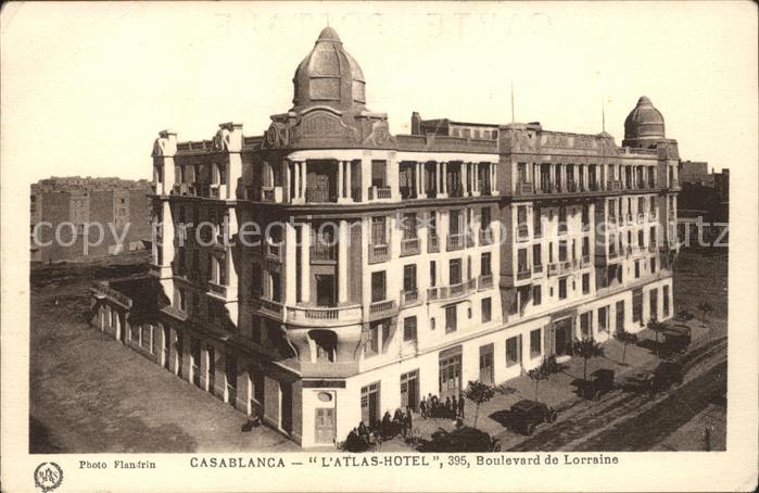 Casablanca Atlas Hotel Boulevard de Lorraine