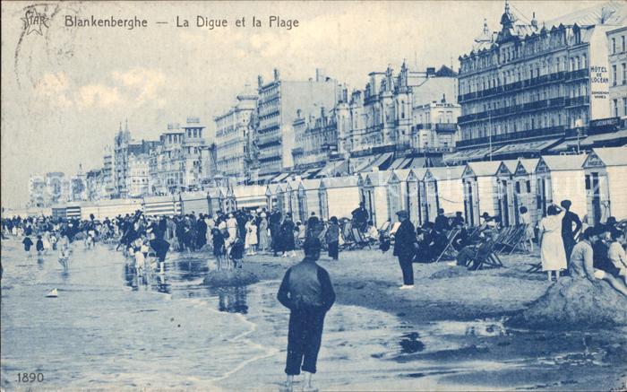 Blankenberghe La Digue et la Plage