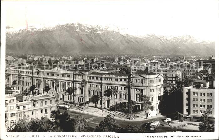 Santiago de Chile Via Cordillera Universidad Catolica Montanas