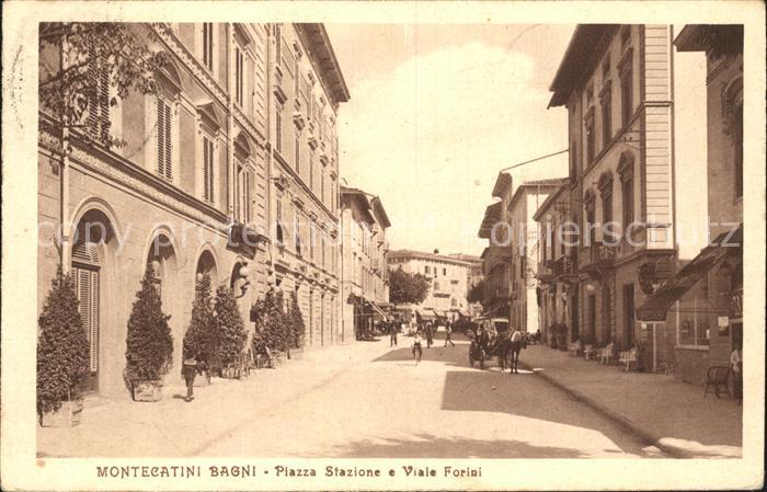 Montecatini Bagni Piazza Stazione e Viale Forini