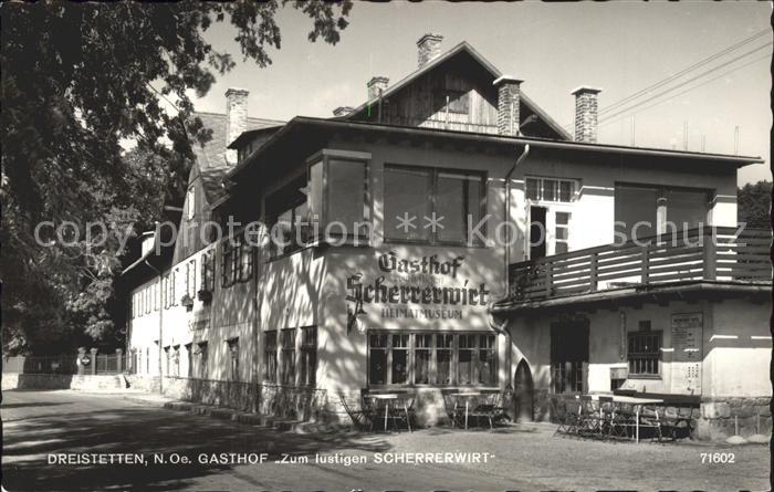Dreistetten Gasthof Zum lustigen Scherrerwirt