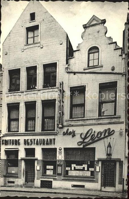 Bruxelles Bruessel Friture Restaurant Leon