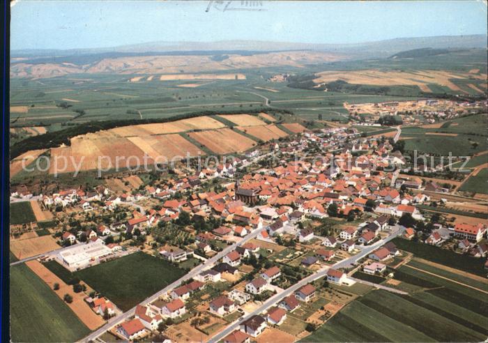 Roxheim Bobenheim Fliegeraufnahme Weindorf