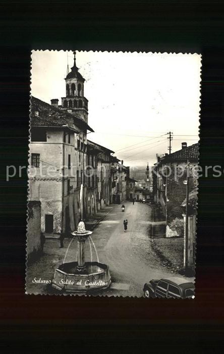 Saluzzo Salita al Castello Fontana