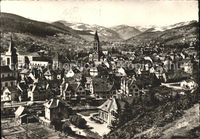 Munster Haut Rhin Elsass Vue generale Vosges