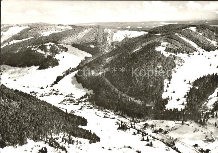 Menzenschwand Hoehenluftkurort Wintersportplatz Hochschwarzwald Thorbecke Luftbi