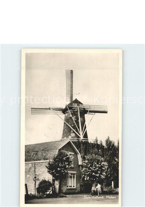 Sluis Zeeland Molen Windmuehle