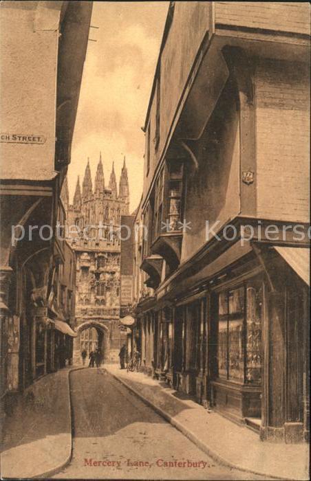 Canterbury Kent Mercery Lane