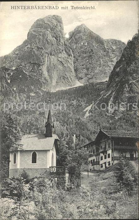 Hinterbaerenbad mit Totenkirchl