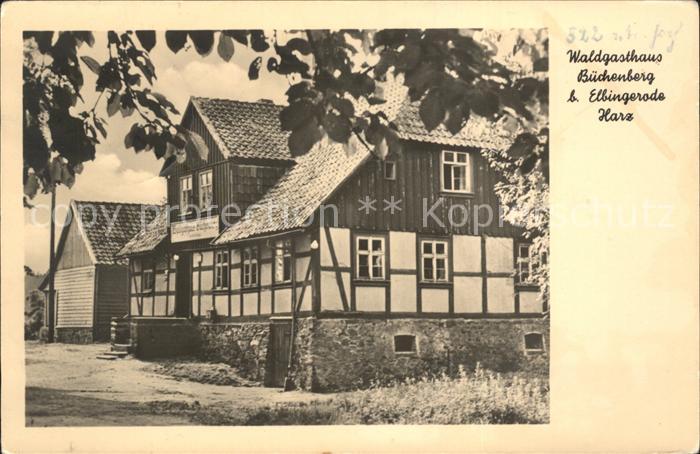 Elbingerode Harz Waldgasthaus Buechenberg