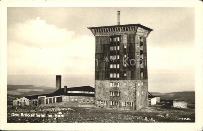 Brocken Harz Brockenhotel im Harz