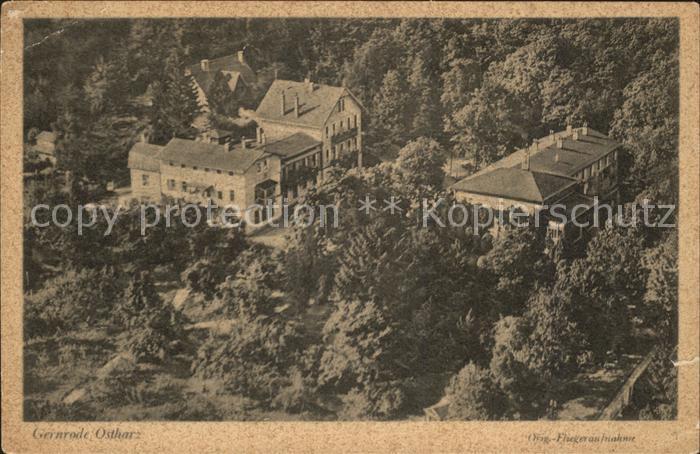 Gernrode Harz Fliegeraufnahme