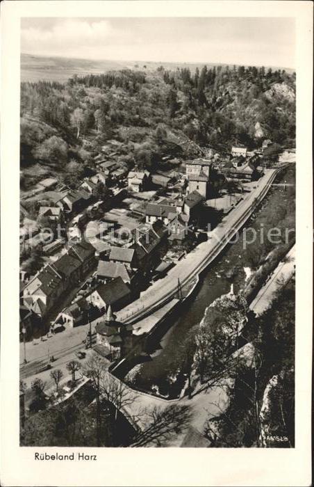Ruebeland Harz Fliegeraufnahme