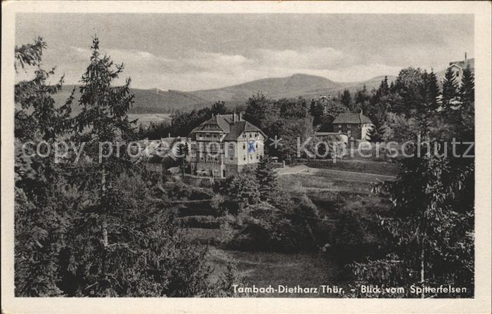 Tambach-Dietharz Blick vom Spitterfelsen