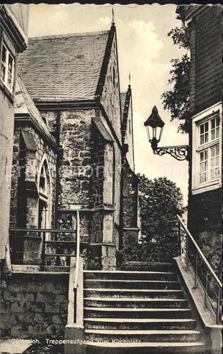 Guetersloh Treppenaufgang zum Kirchplatz