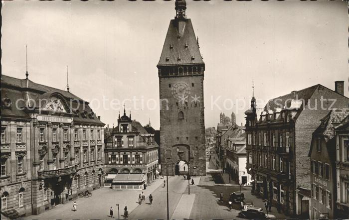 Speyer Rhein Altpoertelplatz Stadttor