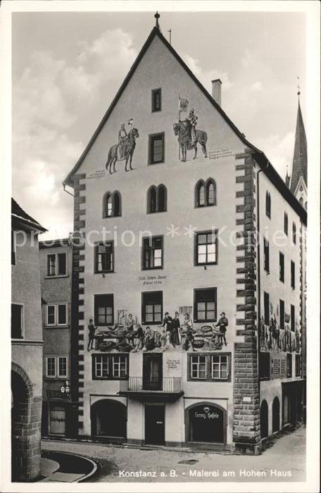 Konstanz Bodensee Malerei am Hohen Haus