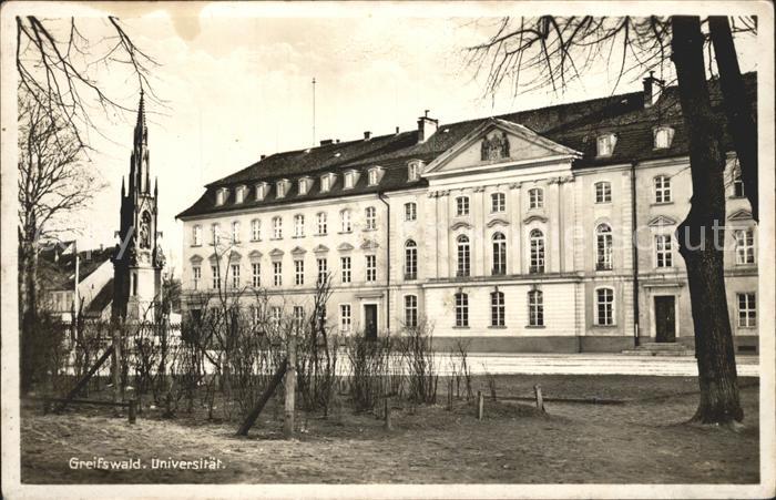 Greifswald Mecklenburg Vorpommern Universitaet
