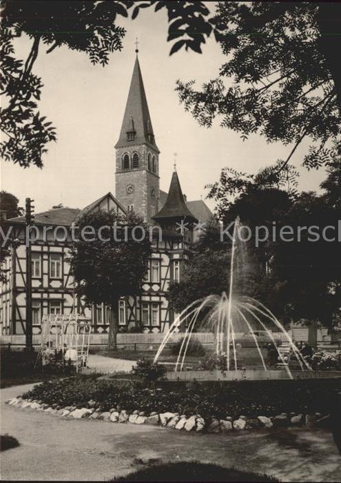 Brotterode Platz der Jugend Fontaene