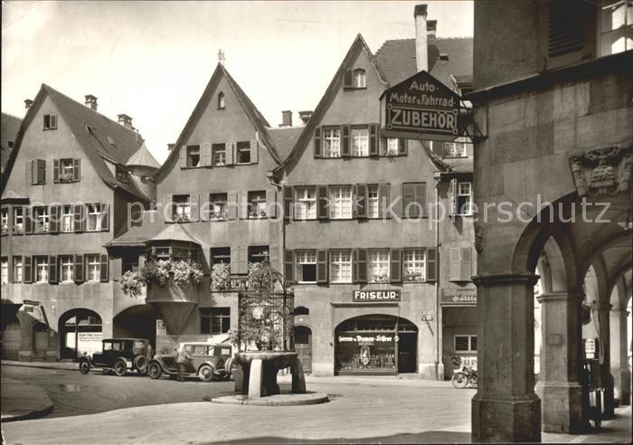 STUTTGART CITY Altstadt Hans im Glueck Brunnen Steinstrasse