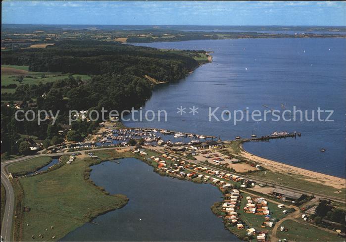 Langballigau Flensburger Foerde Fliegeraufnahme