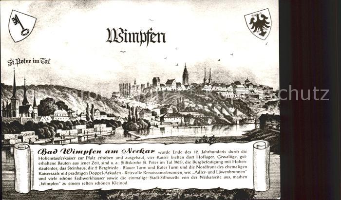 Bad Wimpfen am Neckar Altes Staedtebild