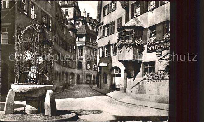 STUTTGART  CITY Altstadt Hans im Glueck Brunnen